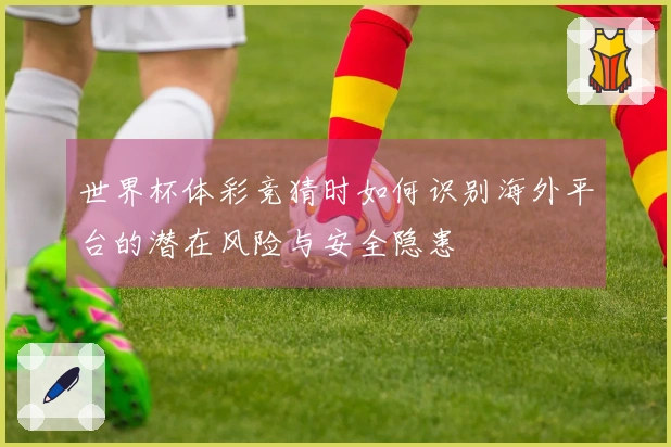 世界杯体彩竞猜时如何识别海外平台的潜在风险与安全隐患