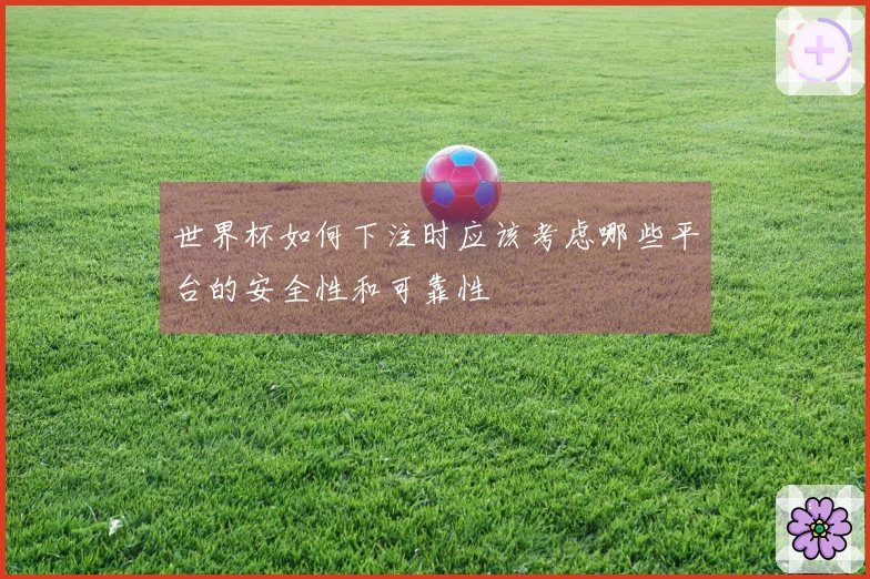 世界杯如何下注时应该考虑哪些平台的安全性和可靠性